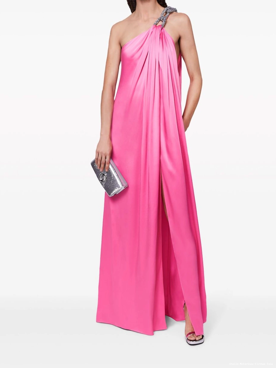 Affordable gown McCartney Stella Women crystal-embellished Falabella satin 0806